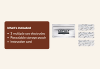 Électrodes CEFALY (paquet de 3)